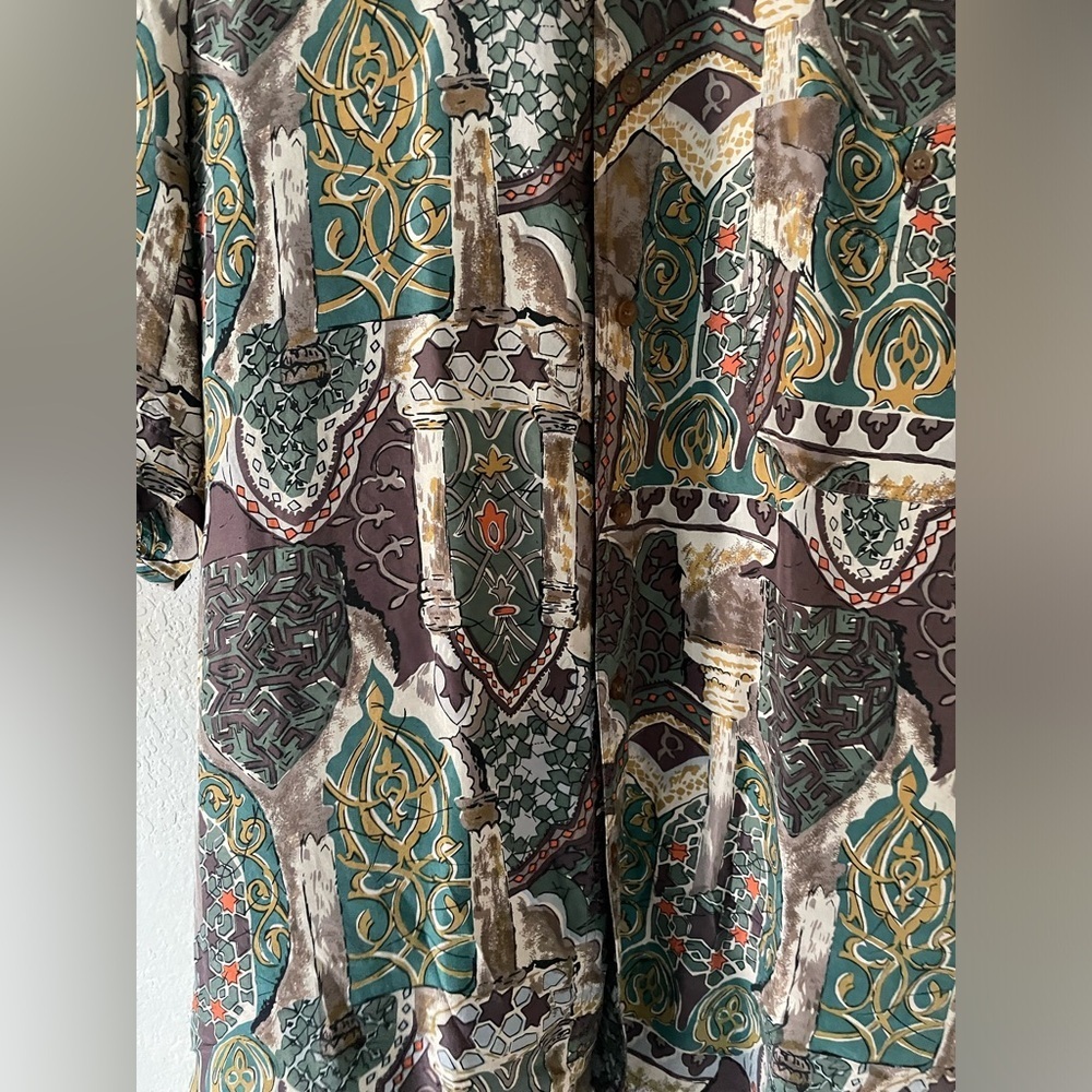 Silk Button Down - image 6